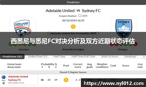 西悉尼与悉尼FC对决分析及双方近期状态评估